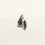 Thumbnail: Silver Leaves Design, Stainless Steel Ring. Size 10