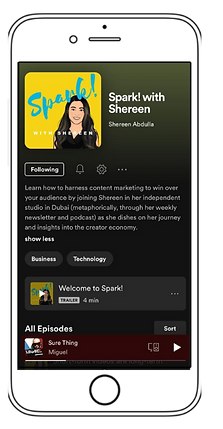 Spark! with Shereen album cover