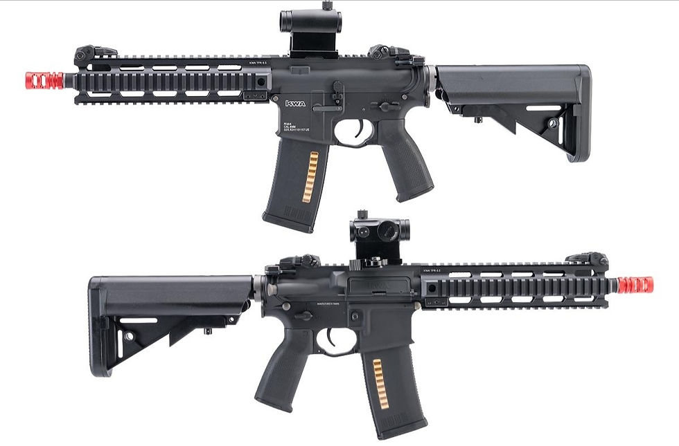 Miniatura: KWA AEG 3.0 Tactical Q10 Airsoft AEG Rifle w/ Kinetic Feedback System and Picati