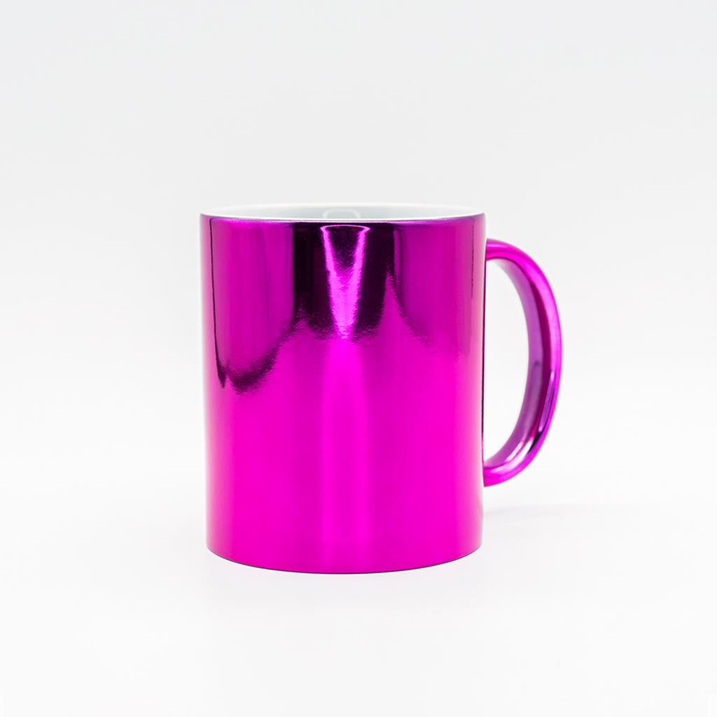 Caneca Metalizada Purpura Sublimação 300ml