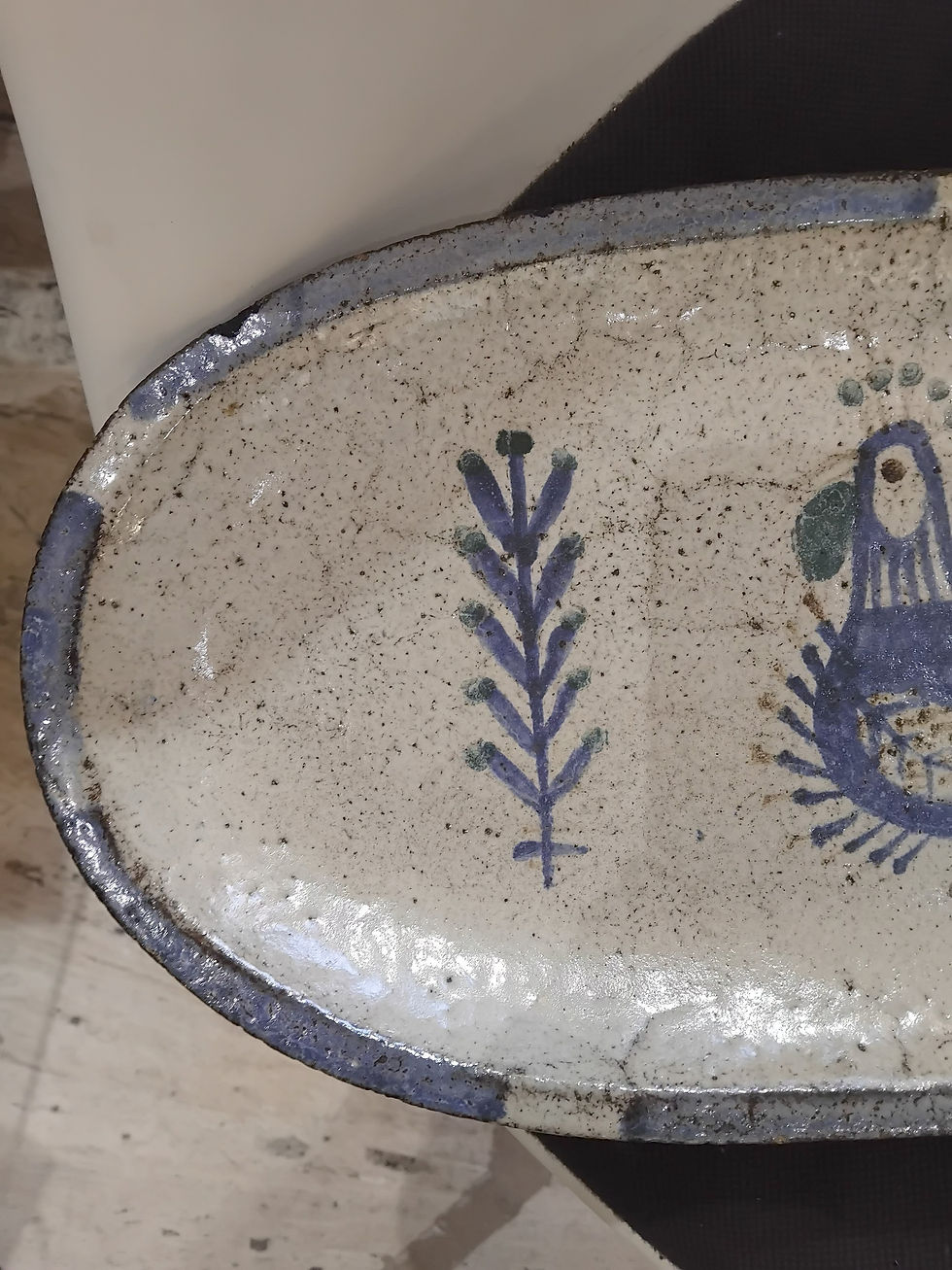 Miniature : Plat ovale Gustave Reynaud, Atelier Le Mûrier
