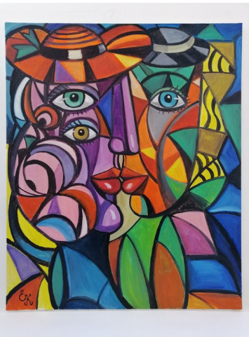 Elena KHMELEVA, Huile sur toile, décoration, peinture, tableau