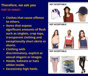 Dress Code information