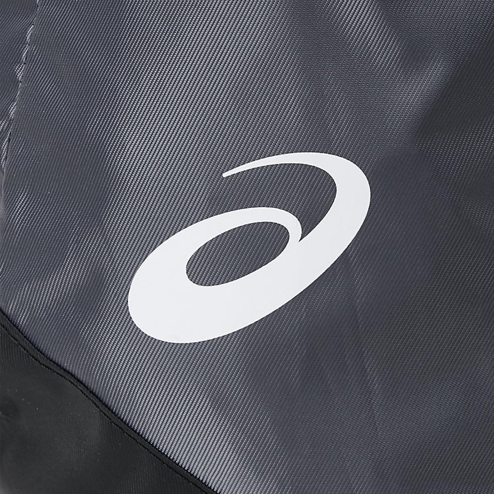 Miniatura: ASICS Mochila gris con blanco