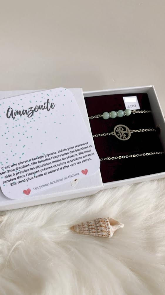 Miniature : Coffret arbre de vie - amazonite
