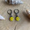 Miniature : Boucles d'oreilles smiley fillettes jaunes