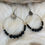 Miniature : Boucles d'oreilles créoles noires