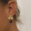 Miniature : Boucles d'oreilles Fara en pierre semi-précieuses