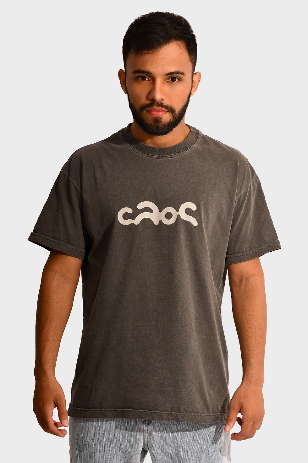 Miniatura: CAMISETA ESTONADA COM ESTAMPA