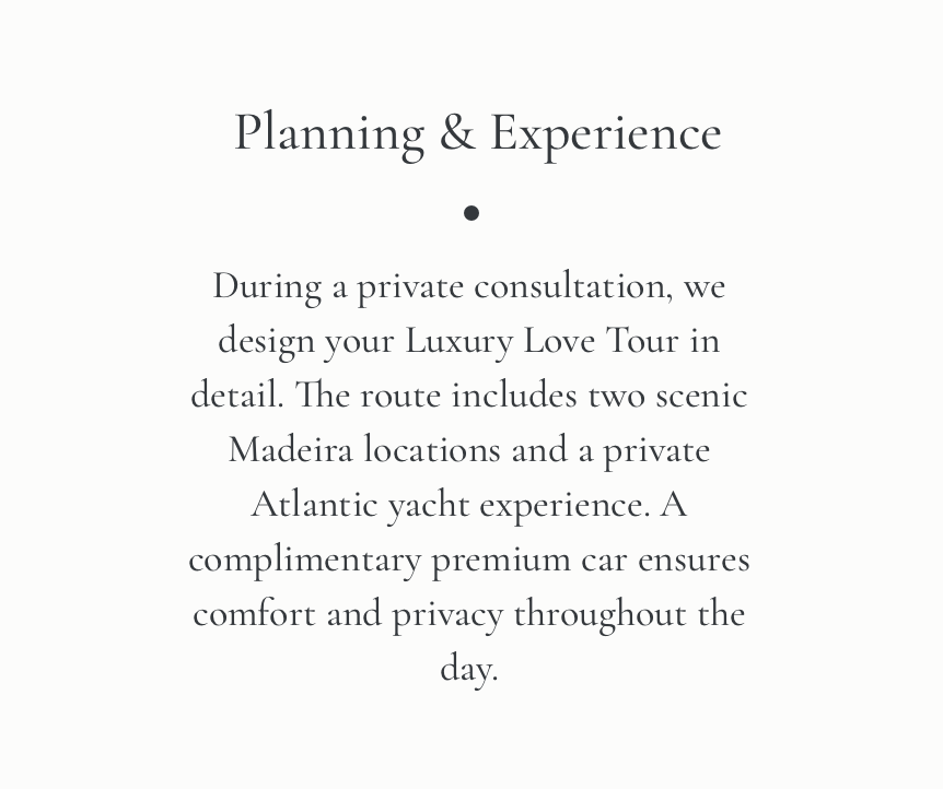 luxury love tour planning madeira private romantic experience for couples
