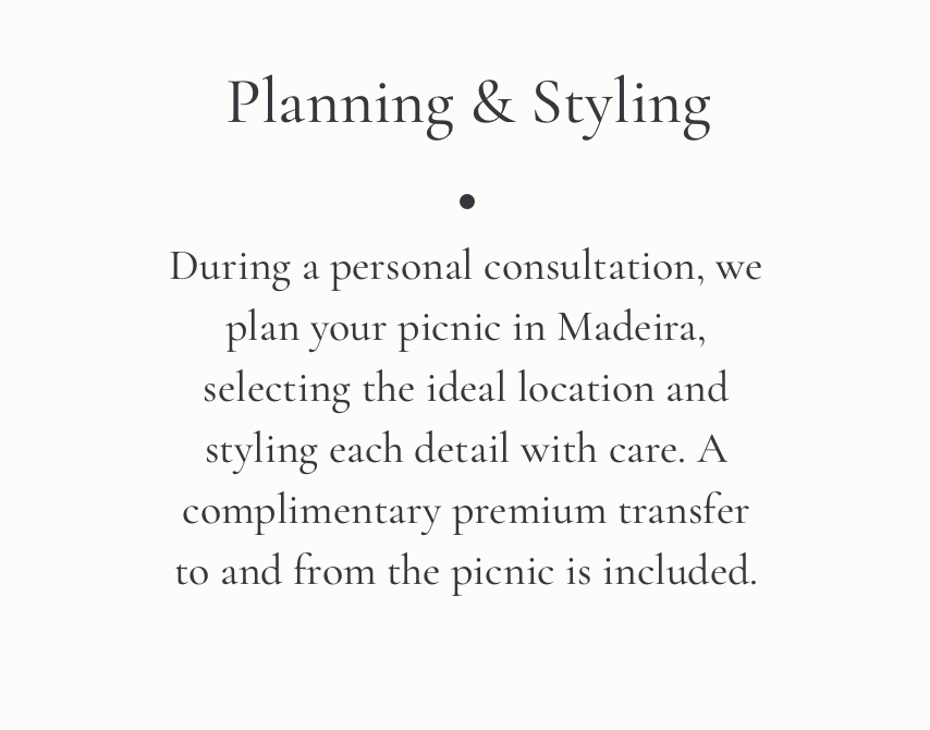 Planning & Styling in Madeira