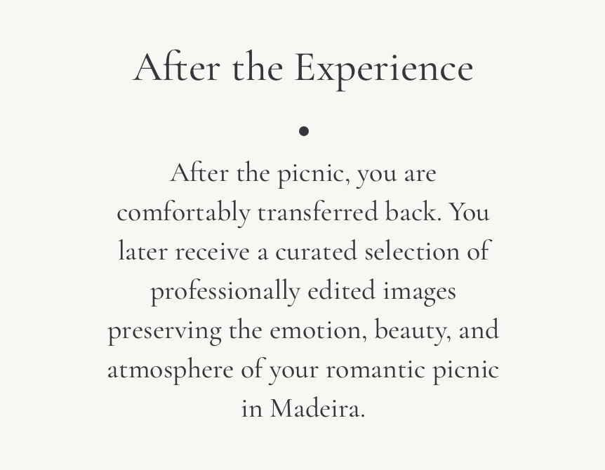 The Picnic Moment in Madeira