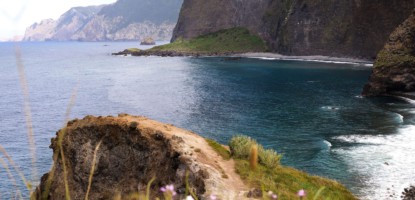Faial village in northeast Madeira landscape