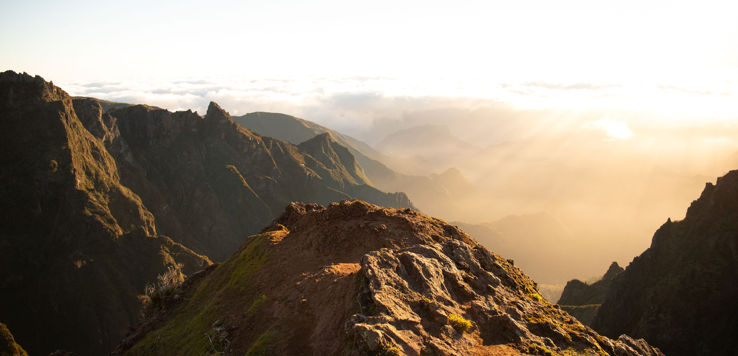 Pico do Arieiro west side viewpoint in Madeira