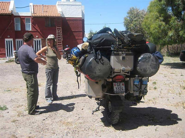 motorbike camping equipment