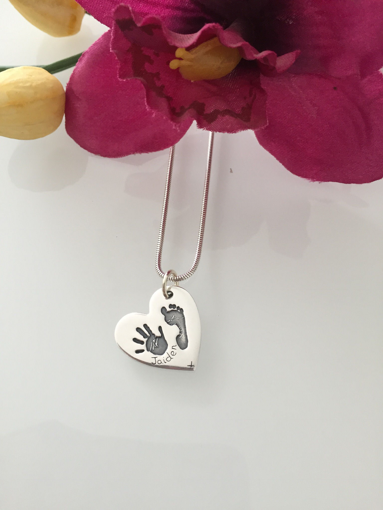 Hand and Footprint Necklace