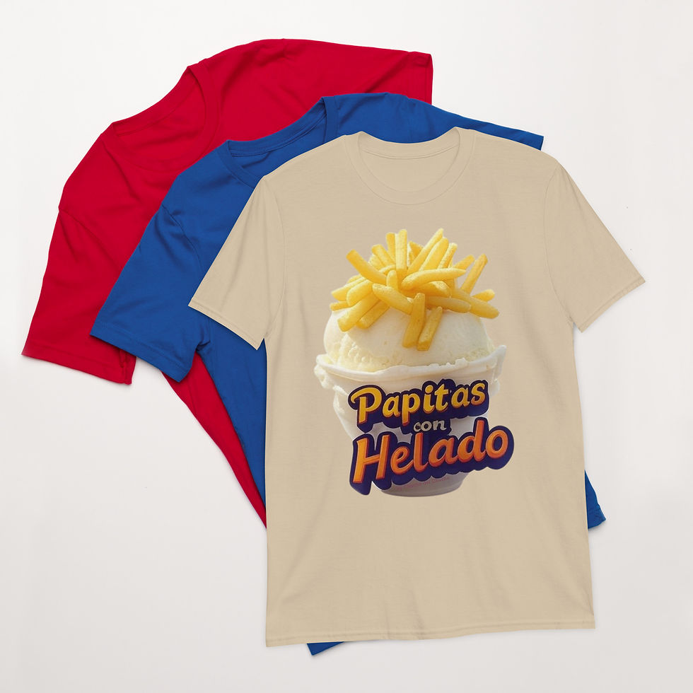 Papitas con Helado! - Short-Sleeve Unisex T-Shirt