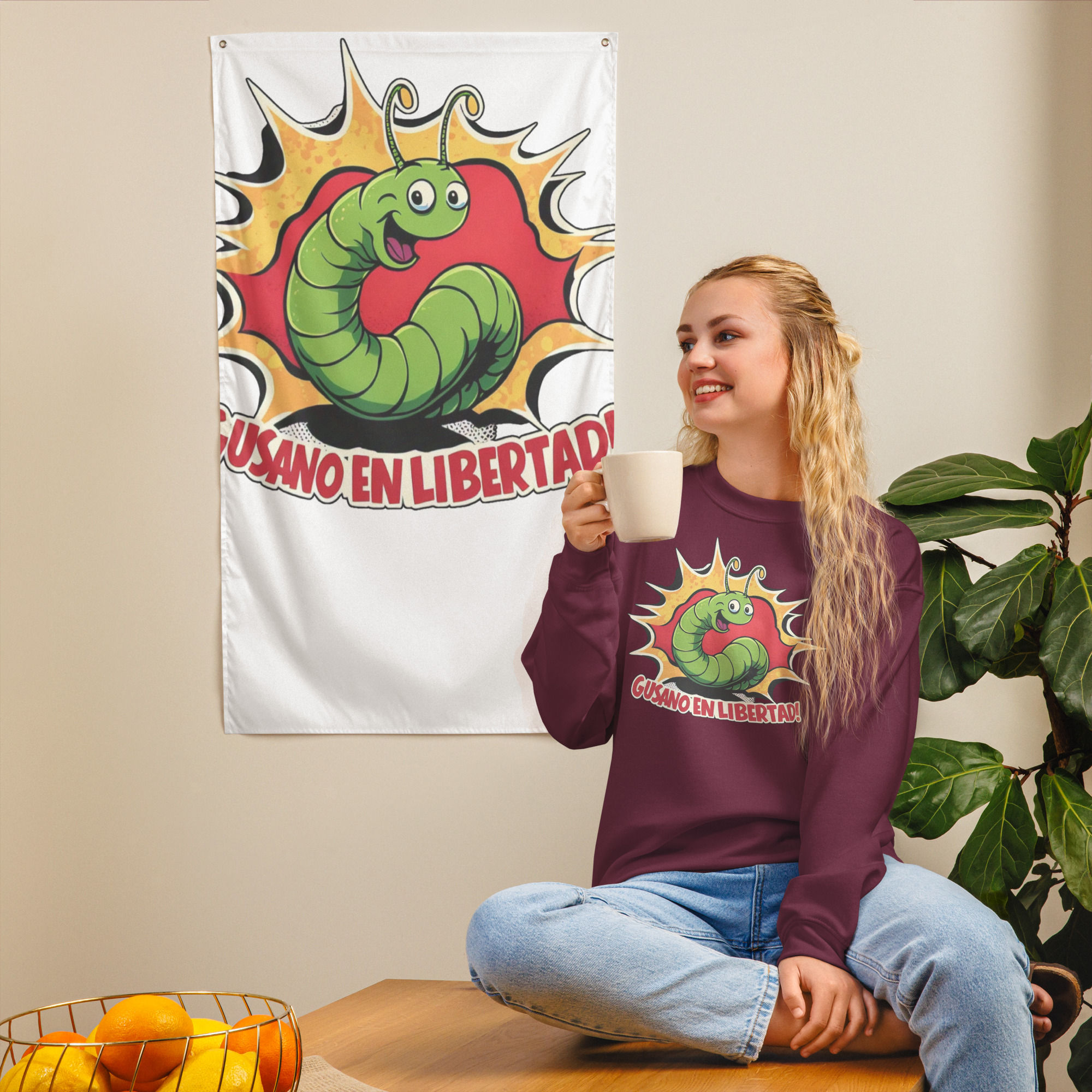 GUSANO EN LIBERTAD ! - Unisex Sweatshirt