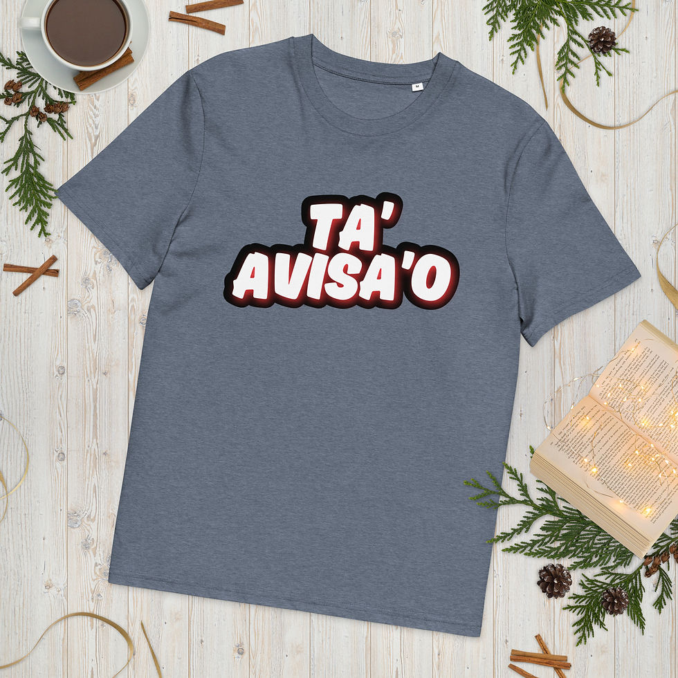Miniatura: TA' AVISA'O - Unisex organic cotton t-shirt