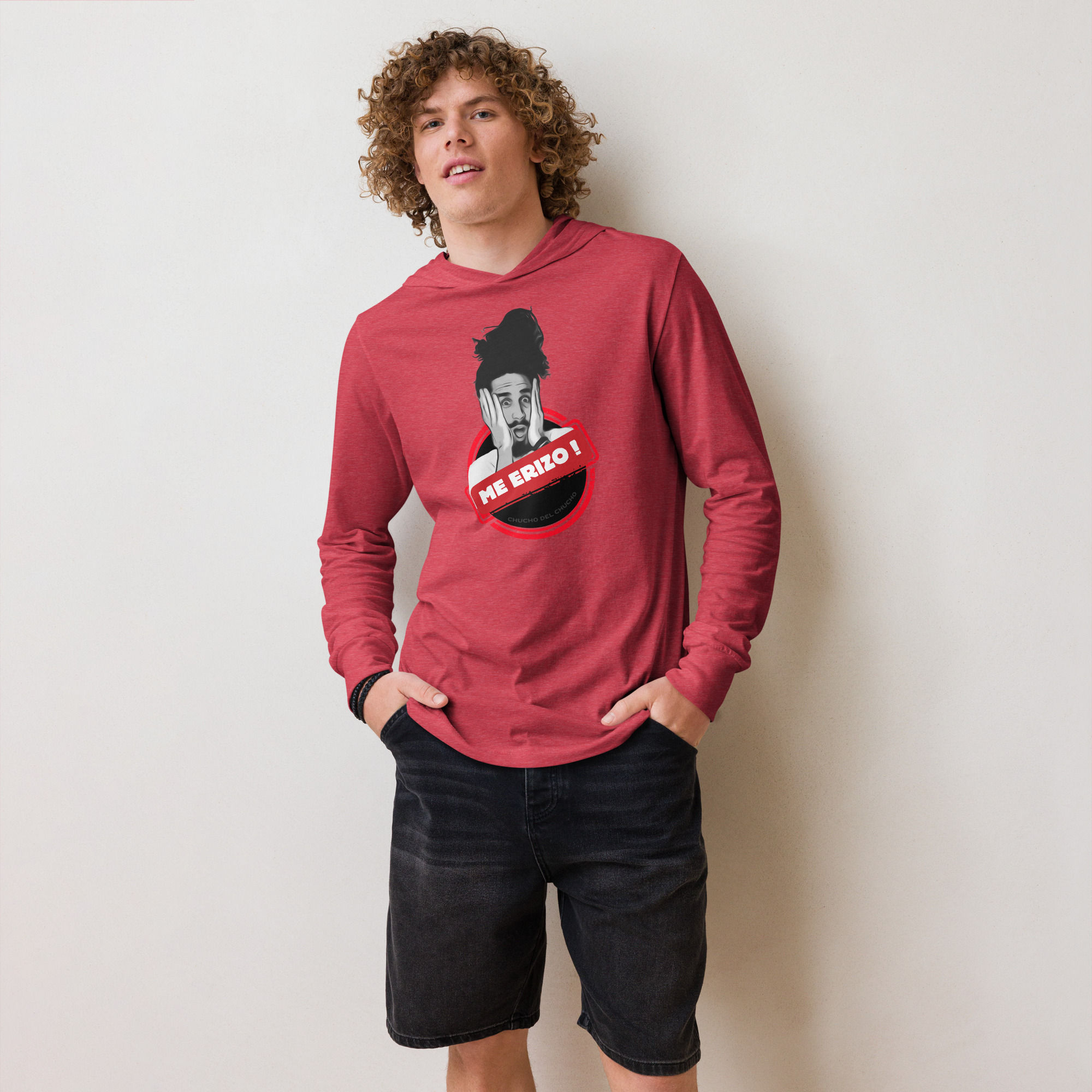 Hooded long-sleeve tee