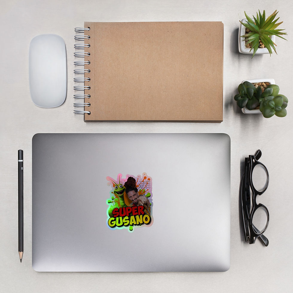 Miniatura: SUPER GUSANO - Holographic stickers