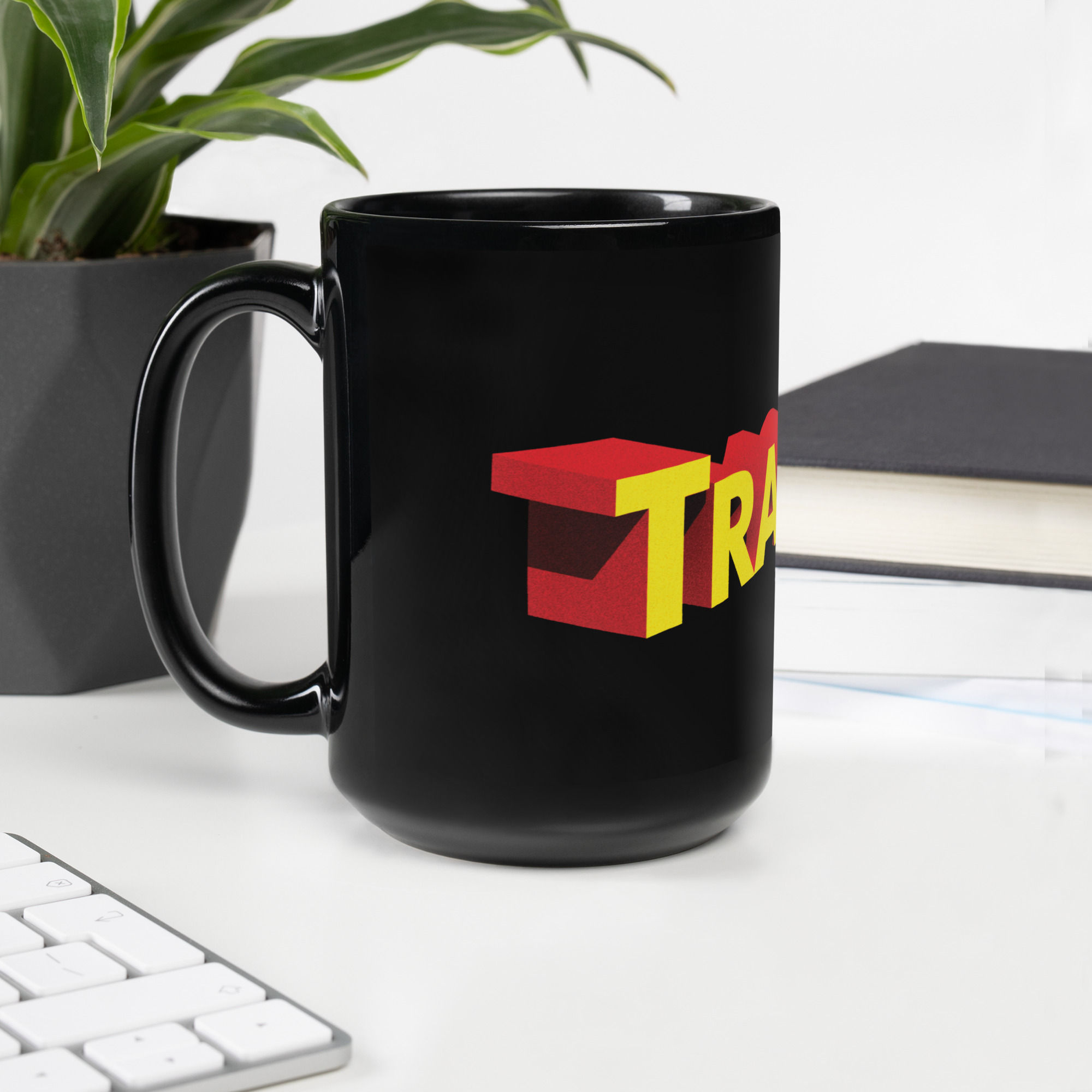 Black Glossy Mug