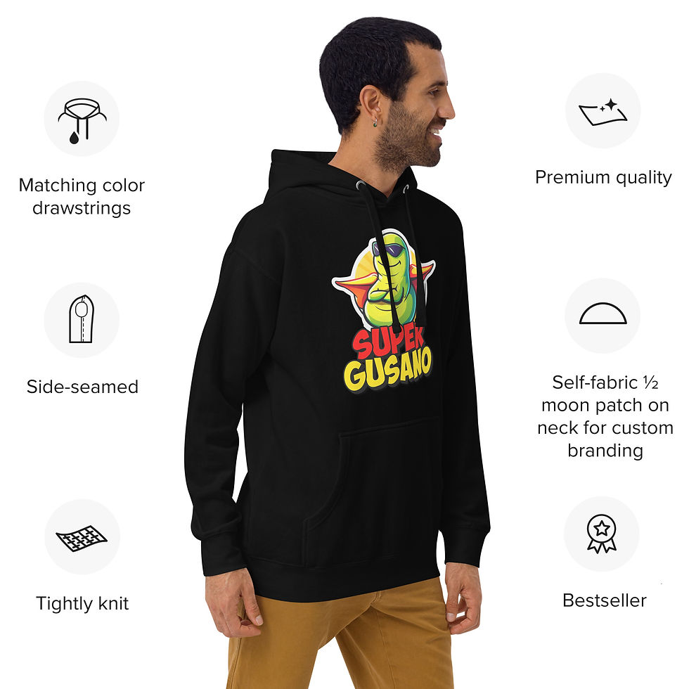 SUPER GUSANO - OFICIAL - Unisex Hoodie