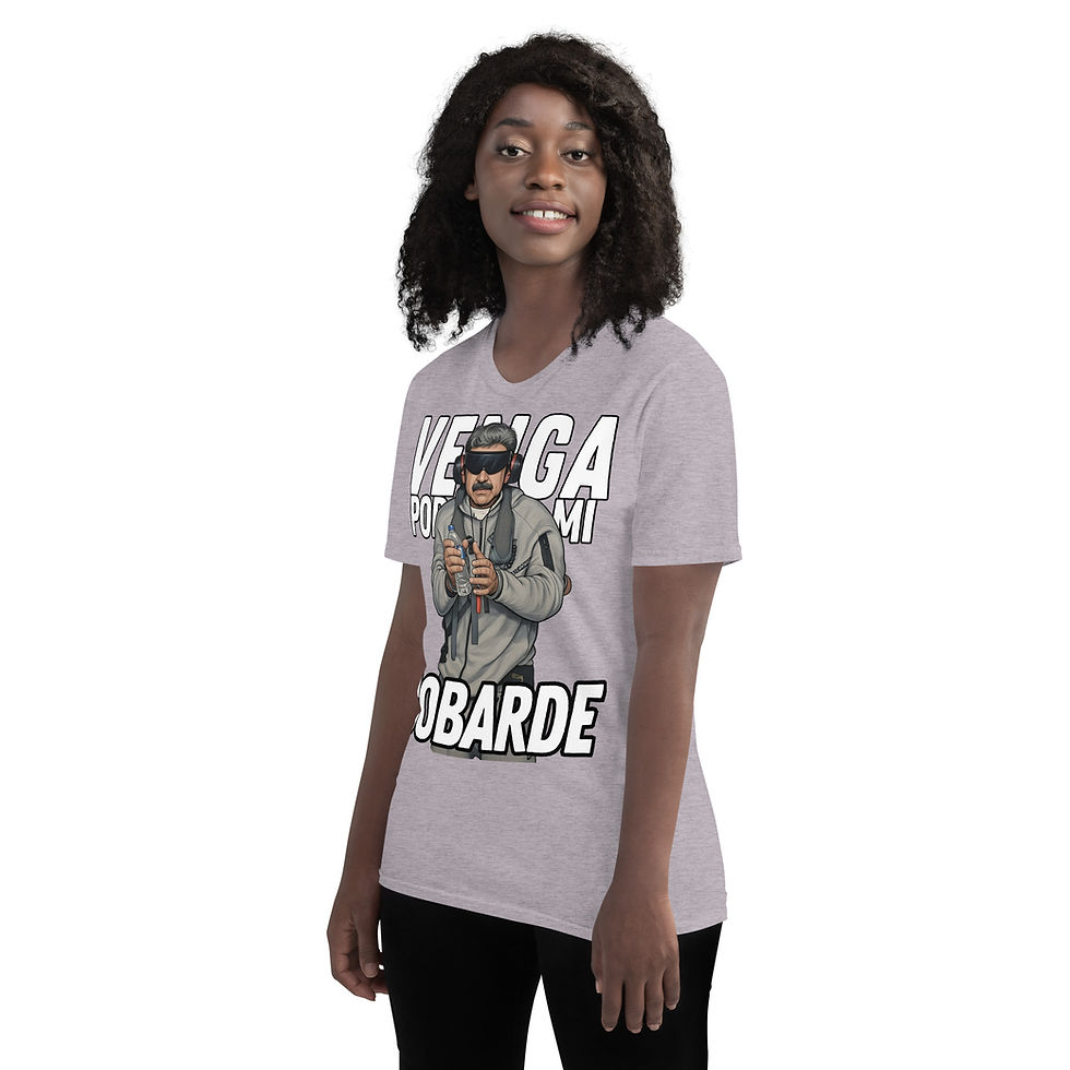 Miniatura: Short-Sleeve T-Shirt- VENGA POR MI, COBARDE!