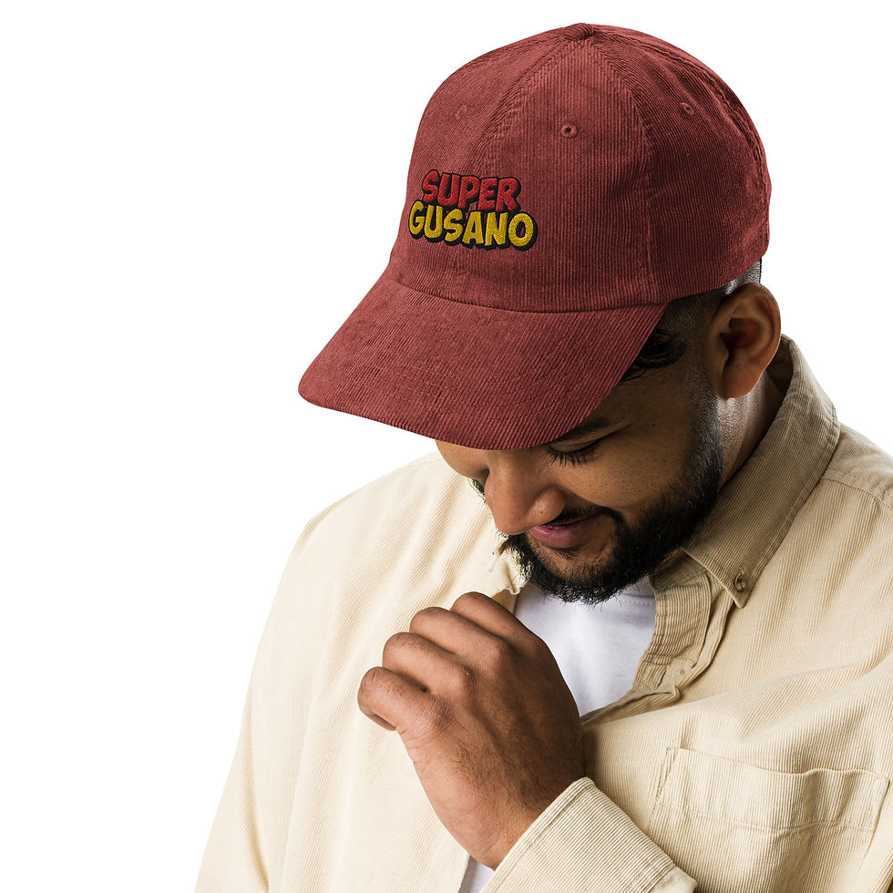 SUPER GUSANO - Vintage corduroy cap