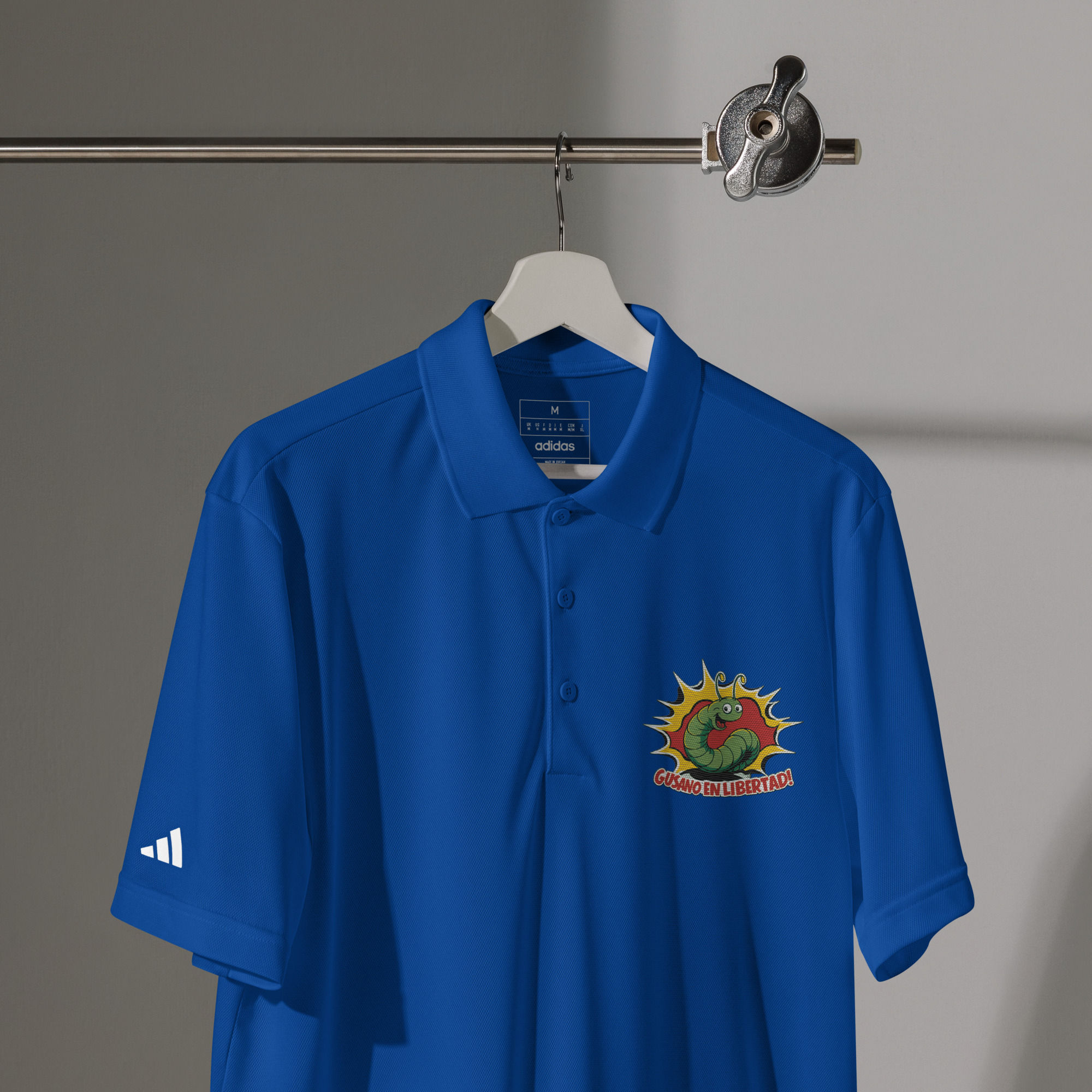 GUSANO EN LIBERTAD ! - adidas sport polo