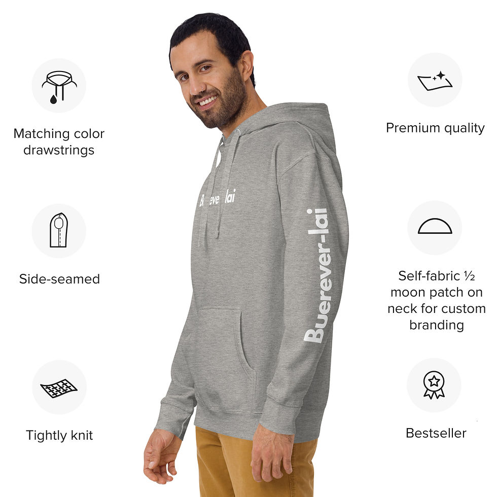 Miniatura: Buerever-lai . Unisex Hoodie