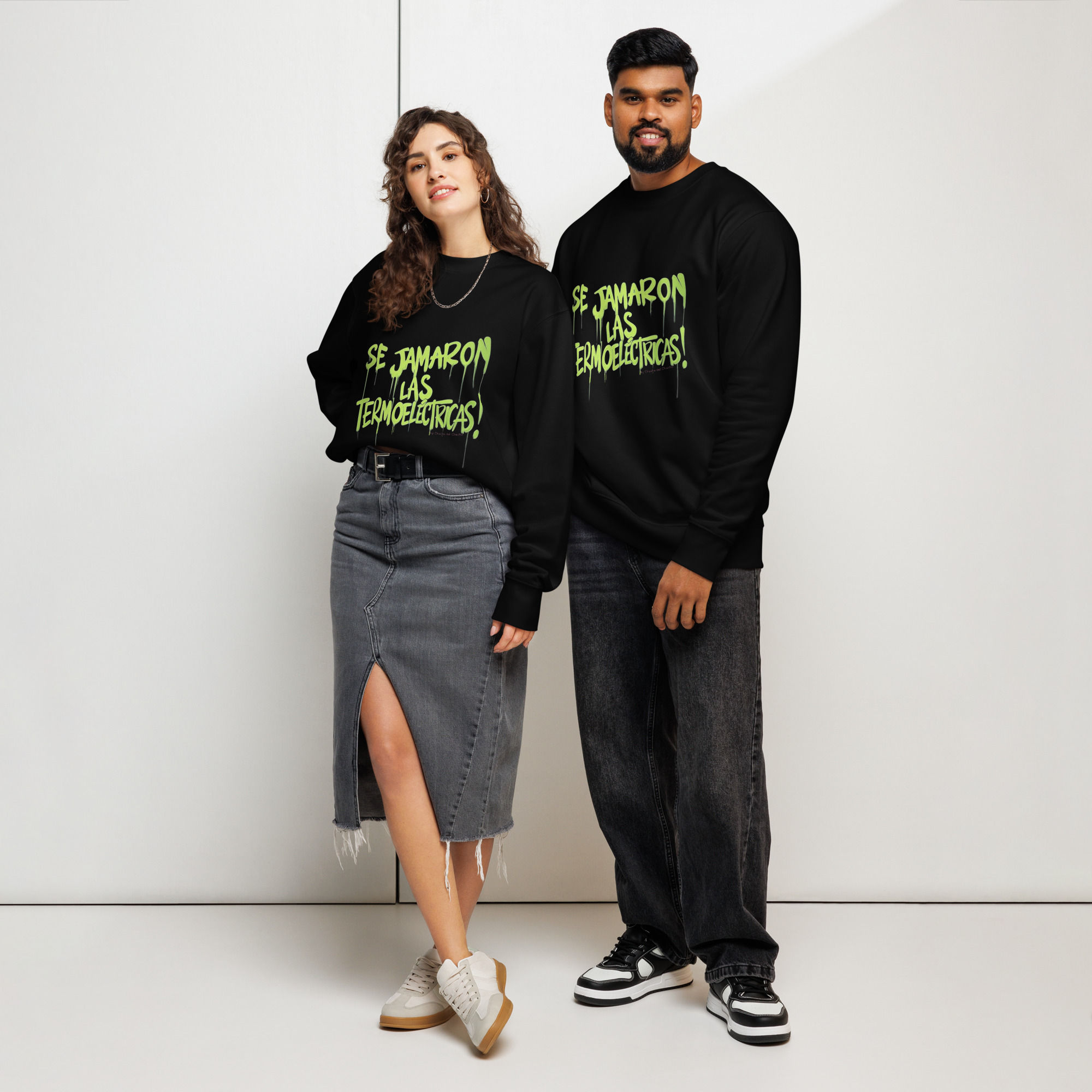 "SE JAMARON LAS TERMOELÉCTRICAS ! - Unisex organic sweatshirt