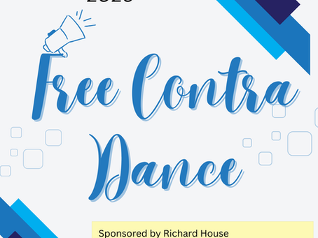 FREE CONTRA DANCE Sept. 22nd, 2025