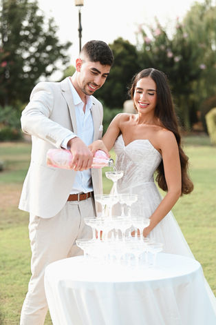 חתן וכלה בחתונה בערוגת הבושם, צילום חתונה בחדרה