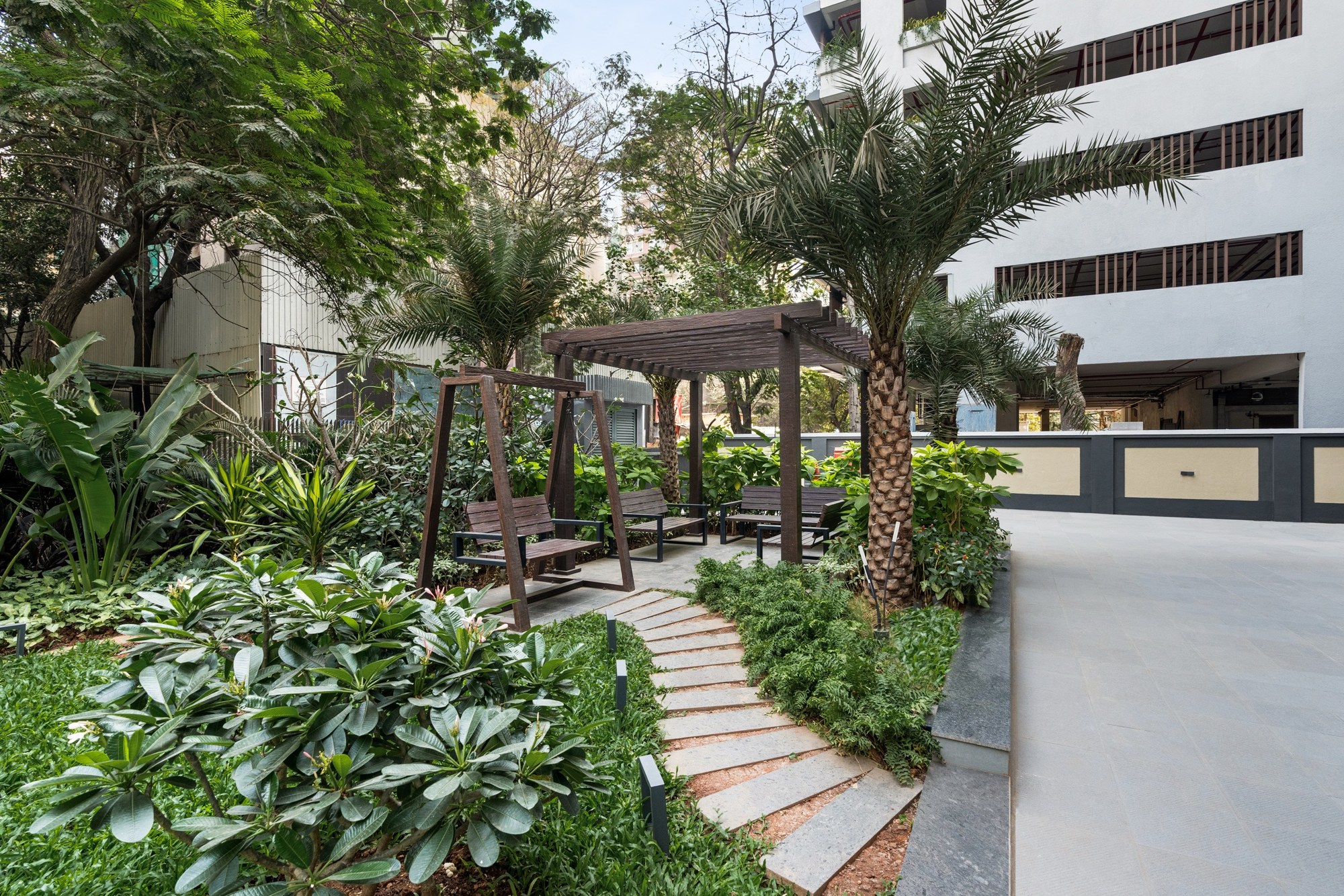 Landscaped garden