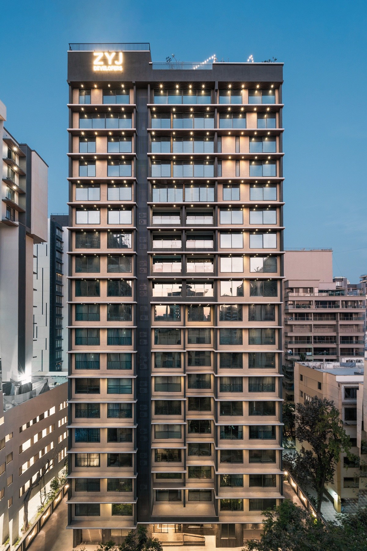Completed exterior