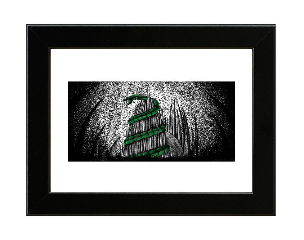 Thumbnail: Snake Mountain - Framed Art Print
