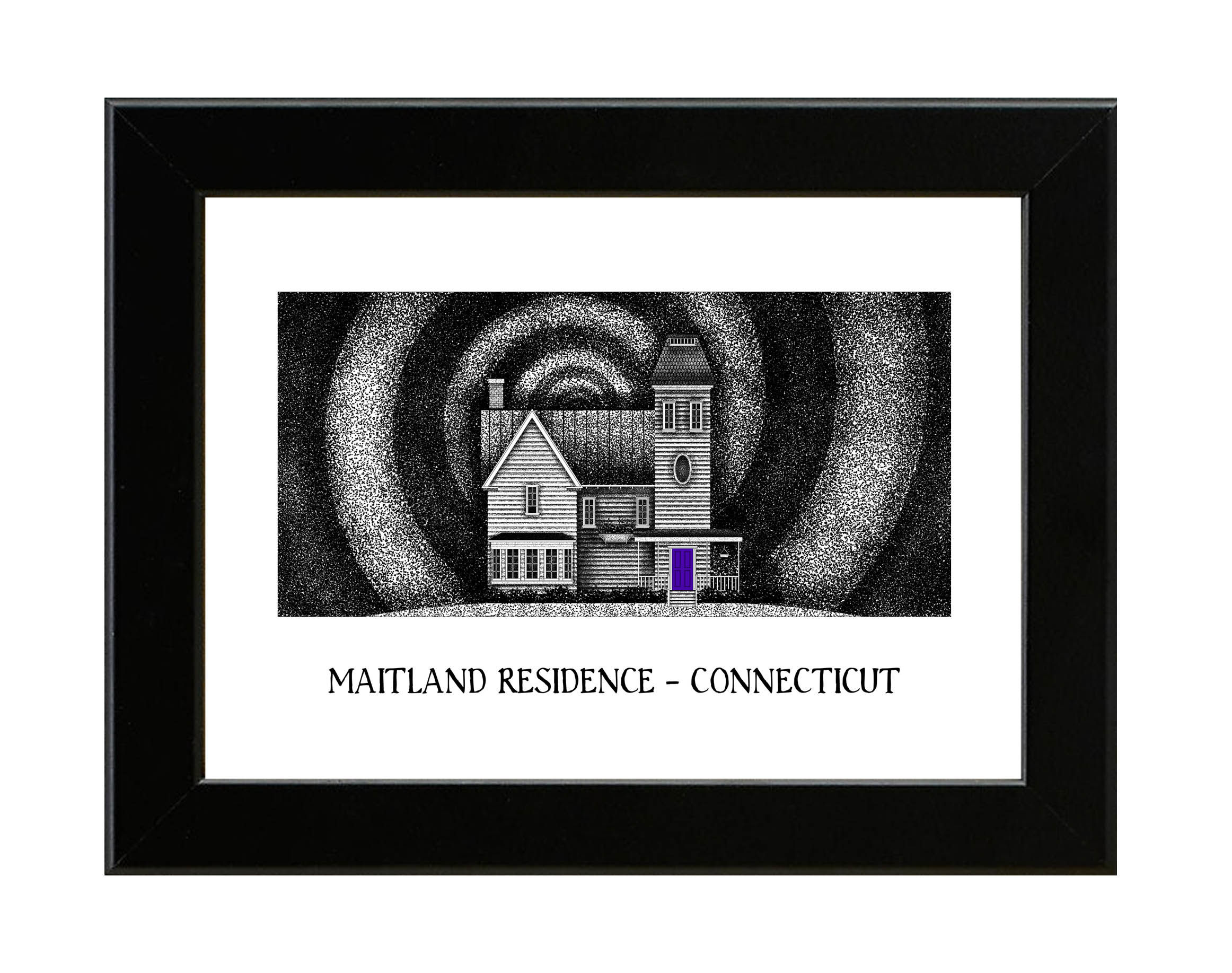 The Maitlands House - Beetlejuice - Framed Art Print