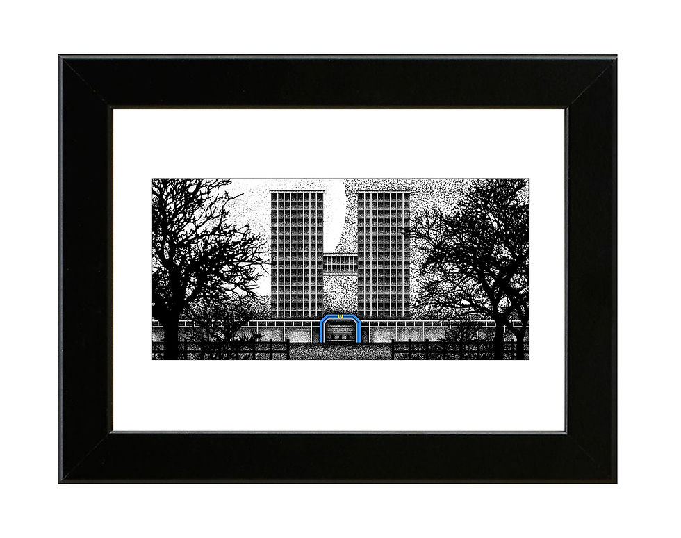 Thumbnail: U. A. High School - My Hero Academia - Framed Art Print