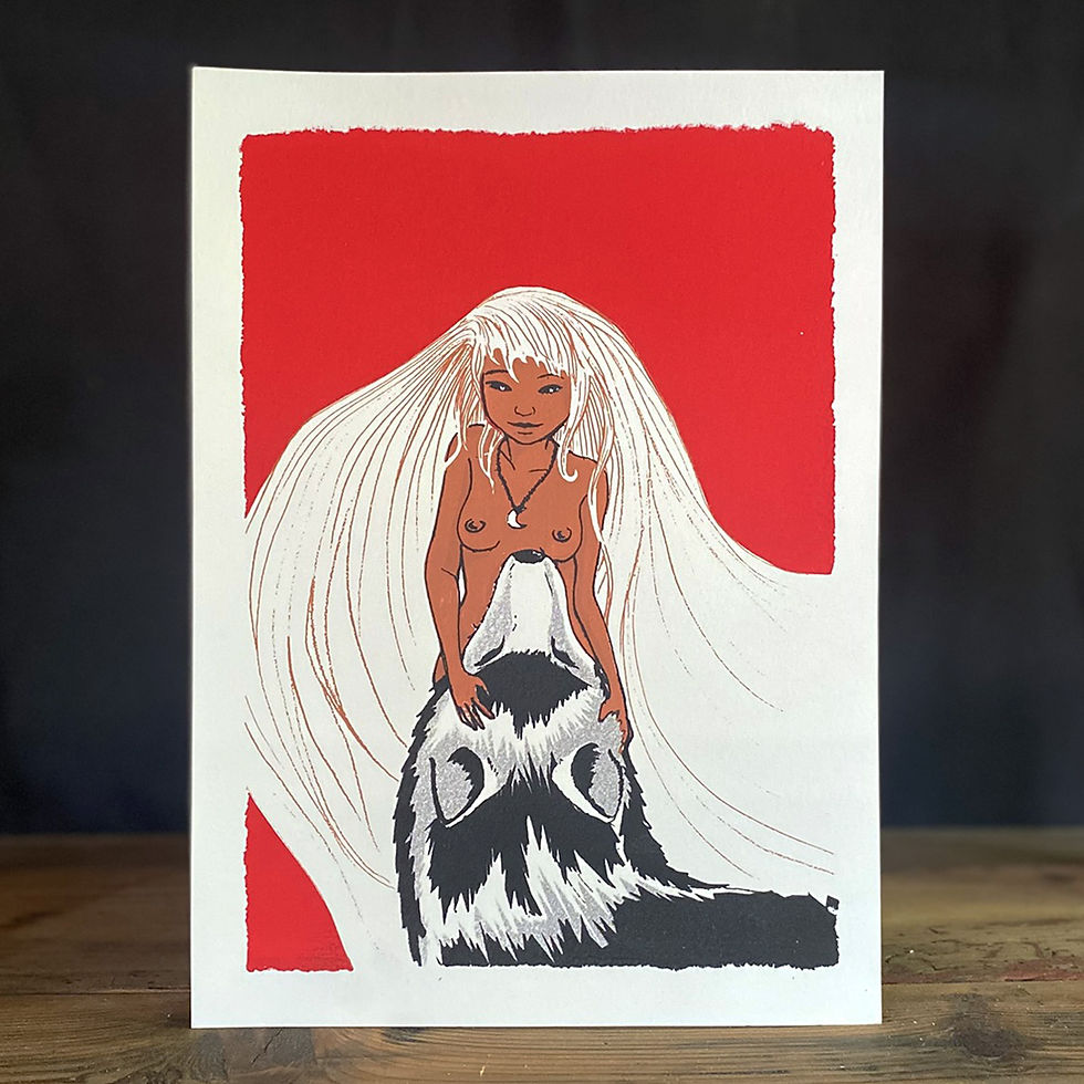 Miniature : La Meute #5 - impression sérigraphie - Ben Chappe
