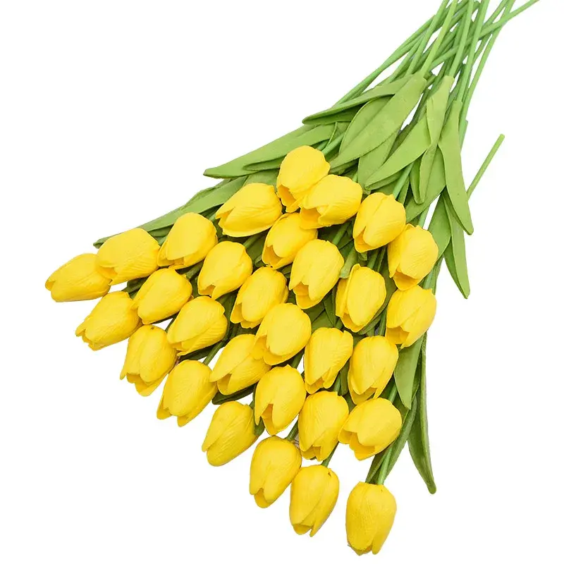 Miniature : 31Pcs Tulips Artificial Flower Real Touch
