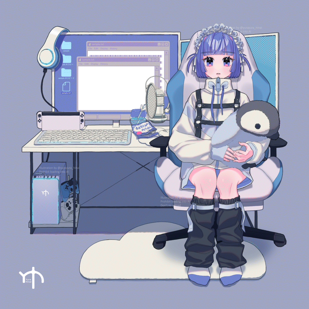 配信開始前イメージのループアニメーション💭