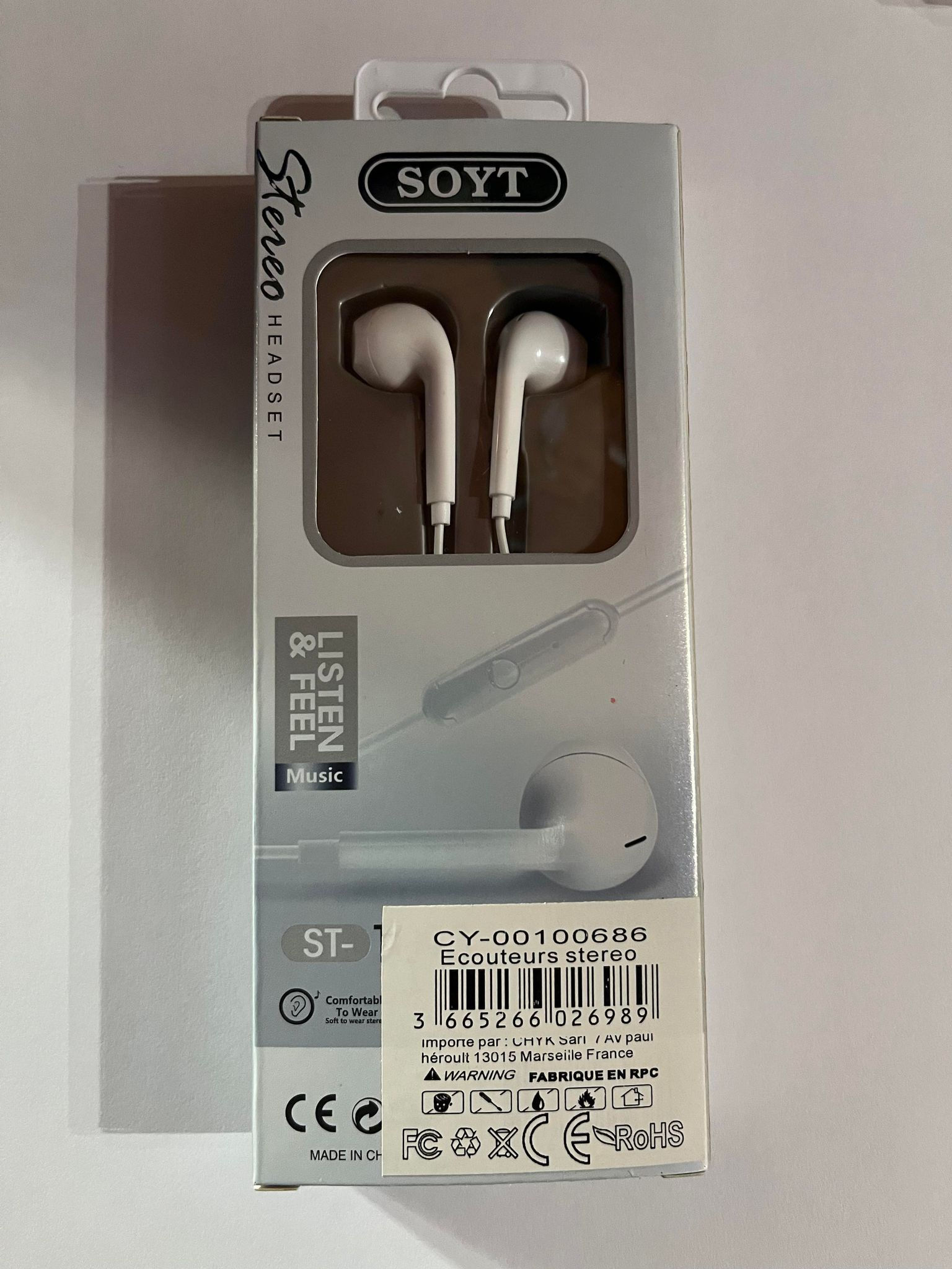 écouteur stéréo SOYT jack 3D