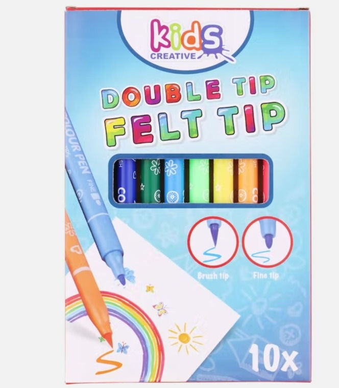 Feutres à double pointe Kids Creative