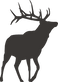 鹿シルエット