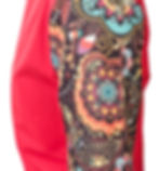 Küçük resim: Aşçı Ceketi Desenli Unisex Kısa Kollu Yazlık Chef Aşçı Mutfak K. Mandala Desenli