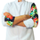 Thumbnail: Chef Jacket Patterned Unisex Long Sleeve Chef Kitchen Jacket with Skull Pattern
