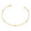 Miniatura: Pulseira de mini bolinhas banhada a ouro 18k