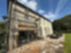 Traditional rendering techniques applied to house exterior