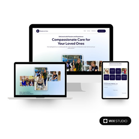 Wix Studio Website for Private Carer